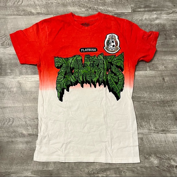 NEW Flatbush Zombies Azteca Dip Dye 2 T-Shirt - Picture 4 of 4